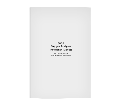 500A Oxygen Analyzer Instruction Manual