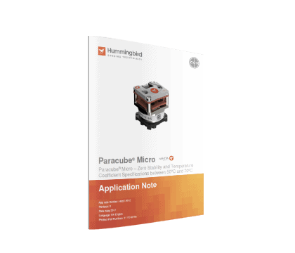 Paracube Micro – Zero Stability and Temperature Coefficient Specifications