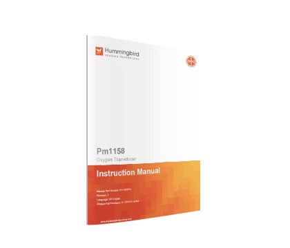 Pm1158 Instruction Manual