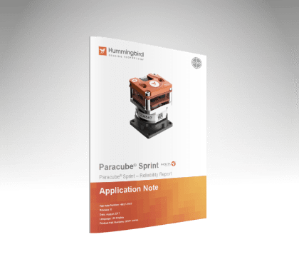 Paracube Sprint – Reliability Report