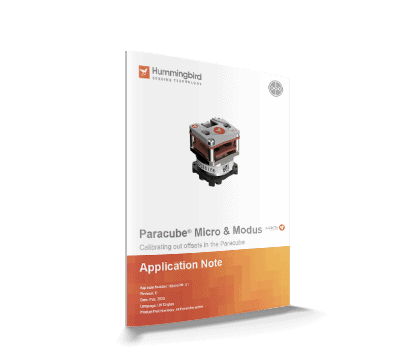 Paracube Sensors – Calibrating out offsets in the Paracube